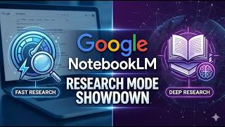 NotebookLM Deep Research vs. Fast Research: Complete Guide