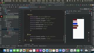 Changing background on button click Android studio( beginners)