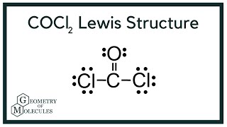 COCl2 Lewis Structure (Phosgene)