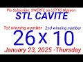 stl quezon province laguna cavite 1st draw result 11 00am draw january 23 2025