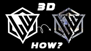 How To Make 3D Logo / Text  In Pixellab | How To Turn Anything In 3D Using Mobile