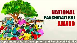 National Panchayat Award - Awards at National Level will be given to Gram, Block and District