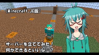 [Minecraft JE版]サーバーを立ててみた。たまには何かしたい。