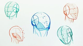 How to Easily Draw Heads | Understanding the Loomis Method