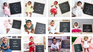 Baby's First Year Video Montage | First Birthday | Happy 1st Birthday Faren
