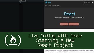 Starting a New React Project (P2D1) - Live Coding with Jesse