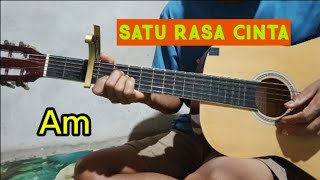 chord SATU RASA CINTA Arief - Ajhay Pasma || kunci gitar mudah