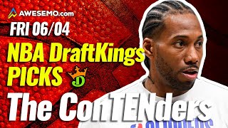 DRAFTKINGS NBA DFS PICKS TODAY | Top 10 ConTENders Fri 6/4 | NBA DFS Simulations