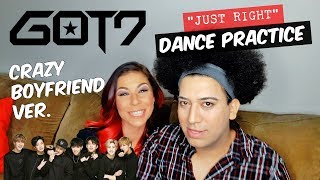 GOT7 "Just right" Dance Practice #2 (Just Crazy Boyfriend Ver.) K-POP REACTION #THROWBACKTHURSDAY
