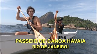 Melhor programa para fazer no Rio De Janeiro no verāo! Canoa Havaiana na Baía de Guanabara!