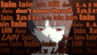 (Don't) Know Thyself | Serial Experiments Lain Anime Discussion