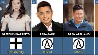 TOP 100 FILIPINO CELEBRITIES AND THEIR RELIGION 2025