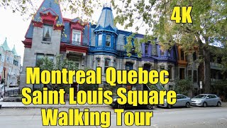 [4] Saint Louis Square (Montreal,Quebec) Walking Tour