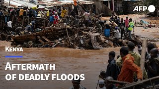 Aftermath of deadly floods in Nairobi's Mathare slums | AFP