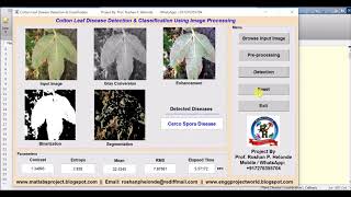 Cotton Leaf Disease Detection Using Image Processing Matlab Project Source Code