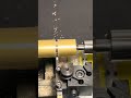 knurling brass on lathe pd250 from proxxon