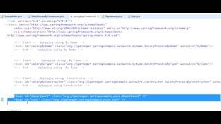 Spring Tutorials- Autowiring mode - constructor