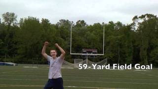 Steve Weyler, Kicker - 50+ yard field goals Freshman Year