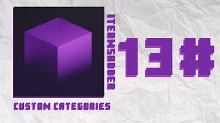 ItemsAdder - Make custom categories