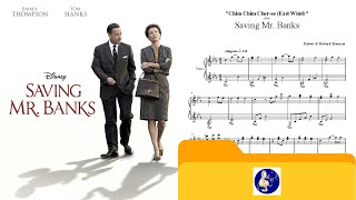 Saving Mr. Banks - Chim Chim Cher-ee East Wind - Thomas Newman (with sheets)