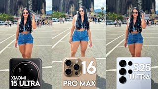 Xiaomi 15 Ultra vs iPhone 16 Pro Max vs Samsung Galaxy S25 Ultra Camera Test Comparison