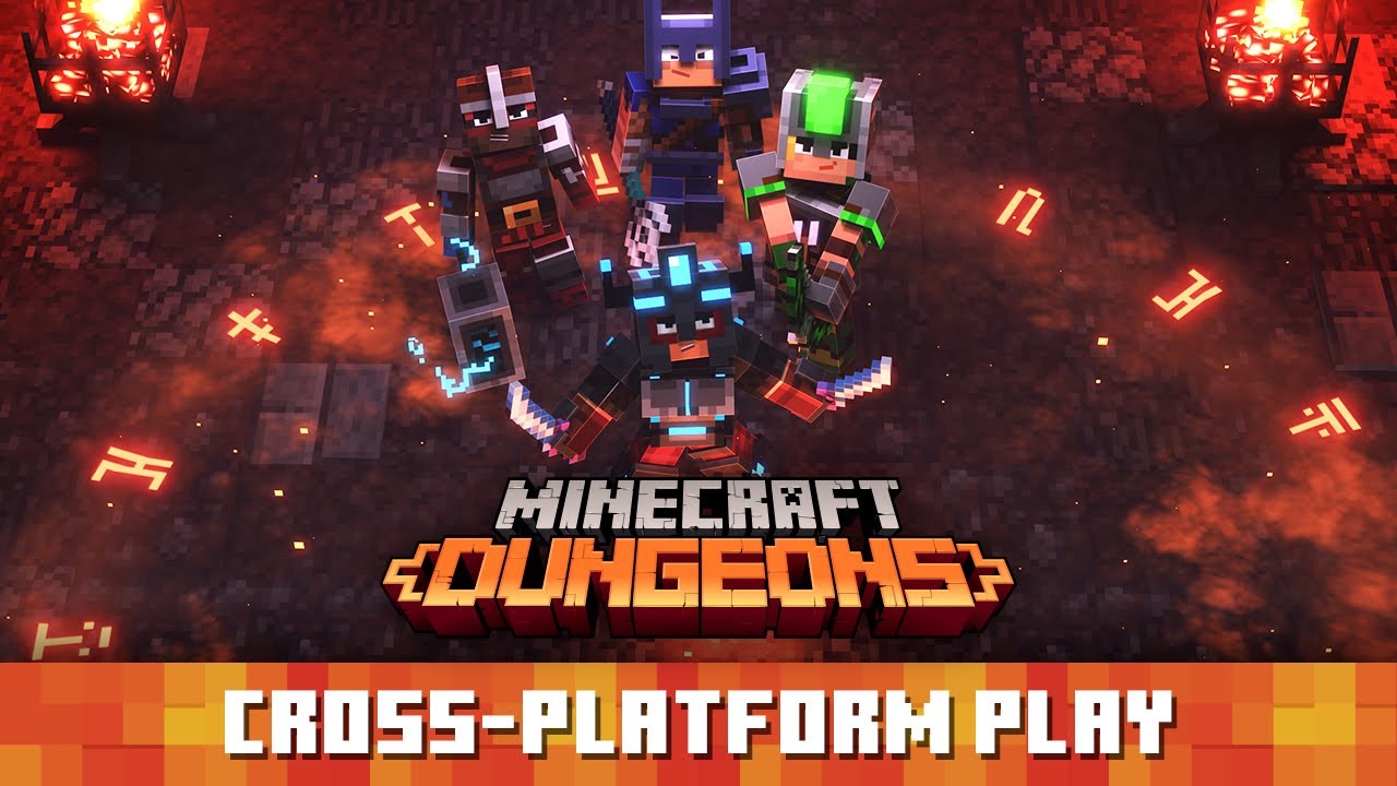 Minecraft Dungeons: Cross-platform Play Trailer - YouTube