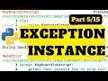 Exception instance | Python Tutorial