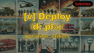 [v] Deploy meaning (position, utilize) with 5 examples