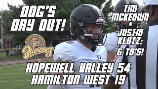 Hopewell Valley 54 Hamilton West 19 | Week 3 Football Highlights | Tim McKeown/Justin Klotz 6 TD's!