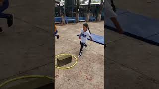 ejercicio para EDUCACIÓN FÍSICA en primaria | habilidades motrices salto, equilibrio y lanzamientl