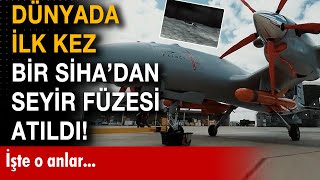 Bayraktar Akıncı Çakır füzesi ile hedefi 12'den vurdu: Dünya'da bir ilk!