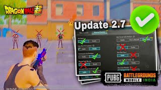 Best Important Settings Guide in Update 2.7 ✅| PUBG MOBILE