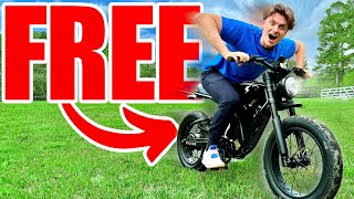 This NEW E-Bike is Completely FREE (Unboxing)