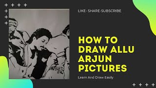 Allu Arjun | Step by Step Drawing Allu Arjun | Allu Arjun Drawing Images.