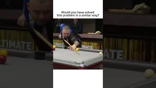 Chris Melling played the perfect problem solving shot! 🔥 #billiards #8ballpool #chrismelling