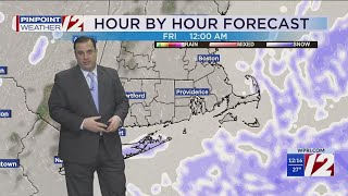 WPRI 12 Weather Forecast for 2/19/25:  Less wind today, but cold