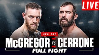 Conor McGregor vs Donald Cowboy Cerrone - UFC Full Fight TKO 2020 | UFC 246