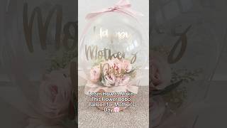How to Make a Bubble Balloon Flower Bouquet Gift | DIY Balloon Bouquet Tutorial for Beginners 🌸