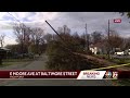 Trees topple, buildings crushed by storm in High Point neighborhood