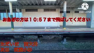 踏切安全確認で遅延した時の湘南新宿ラインの側面展望