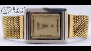 Scratchproof Vintage Rado Diastar 105.9503.3 With Italian Goldplated Expander Bracelet