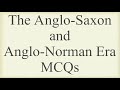 Most Asked Anglo-Saxon and Anglo-Norman MCQs