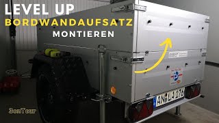 Alu Bordwandaufsatz an Offroadtrailer montieren | Projekt Teil 3 | 3onTour