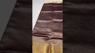 Chanderi handloom saree//pattu silk//hand border work