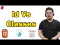 HTML id vs class 🔥 #shorts