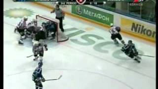 Dynamo Moscow vs Dinamo riga 1:2 OT; 23.02.11. KHL PLAY-OFF