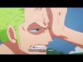 zoro defends sunny from cp 0 one piece