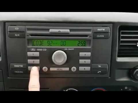 Where do I find my Ford radio code?