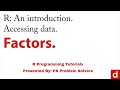 14 - Factors in R | R Programming Tutorial - Learn the Basics of Statistical Computing