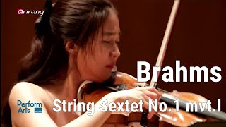 Brahms String Sextet No.1 op.18 mvt.l - Soojin Han 한수진 김재원 이승원 김규리 심준호 벤솔로모노브